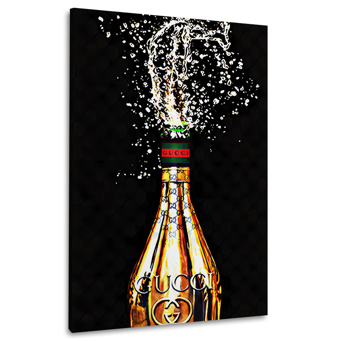 Flasche Luxus Champagne Wandbild