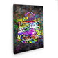 Wandbild Luxustasche Graffiti Street Art Style