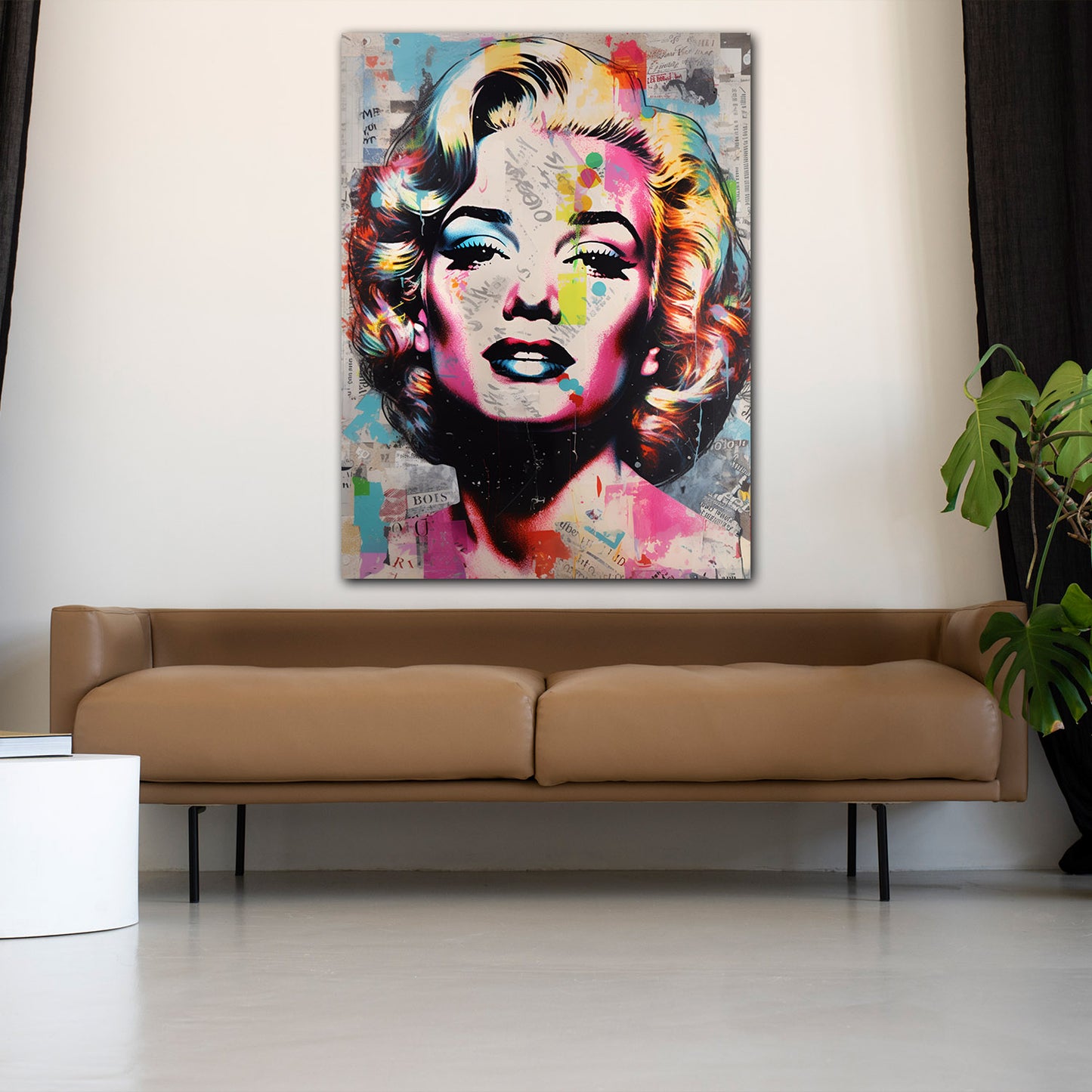 Wandbild Marilyn Abstract Colour Style