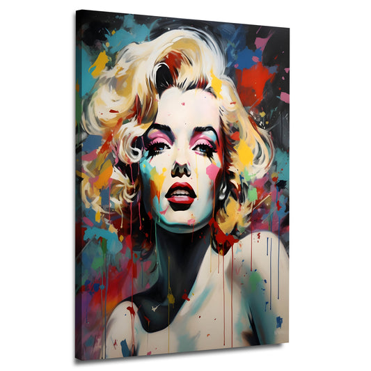 Wandbild Marilyn Abstract Colour