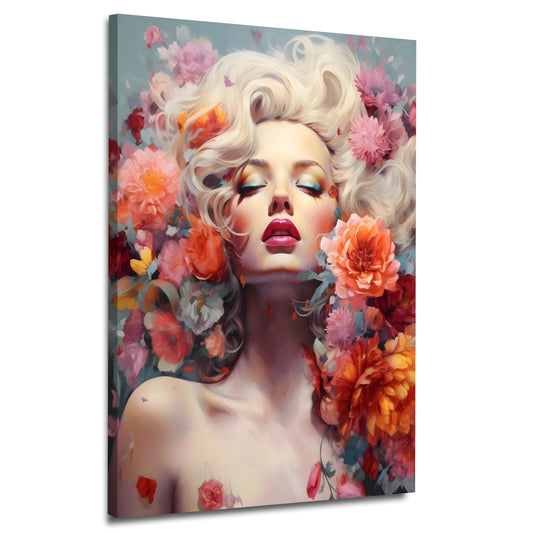 Wandbild Marilyn Flower Colour