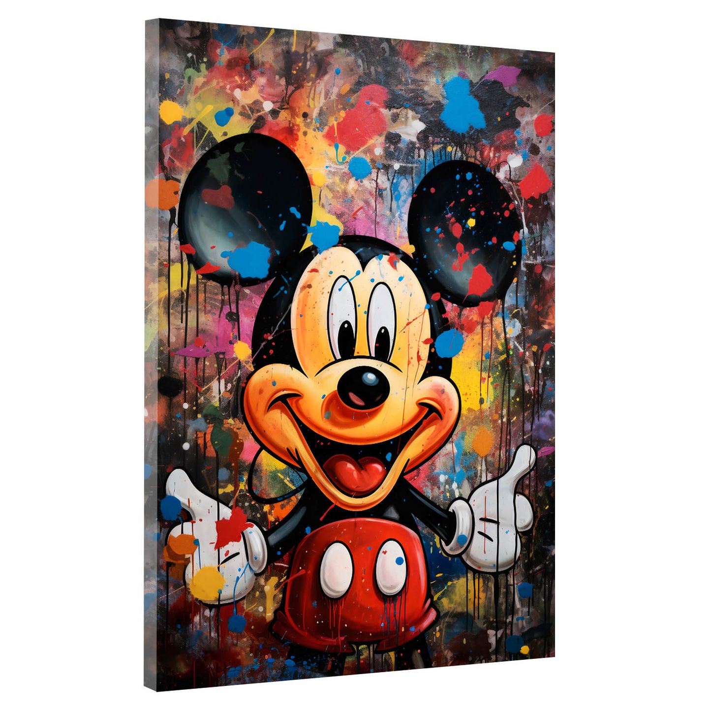 Wandbild Mickey Comic Pop Art