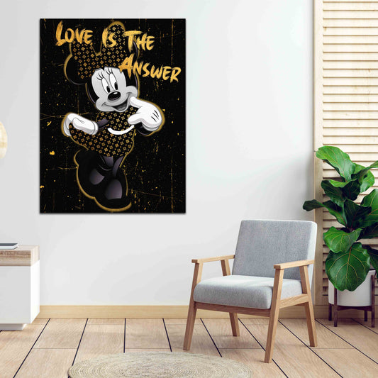 Wandbild Minnie Lifestyle Pop Art Fashion