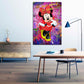 Wandbild Minnie Pop Art Kunstwerk, Comic