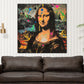 Wandbild Mona in bunter Pop Art