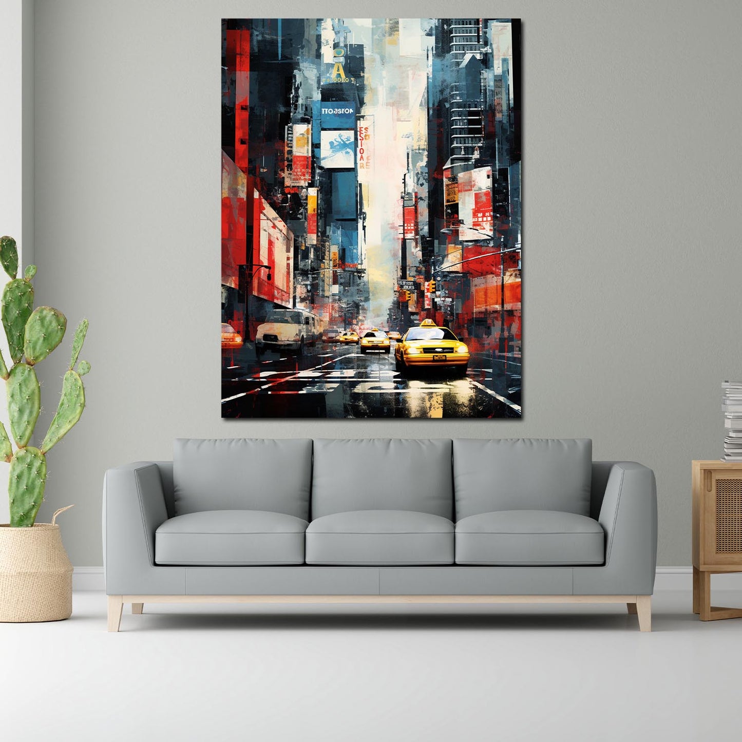 Wandbild New York City abstrakte Kunst USA