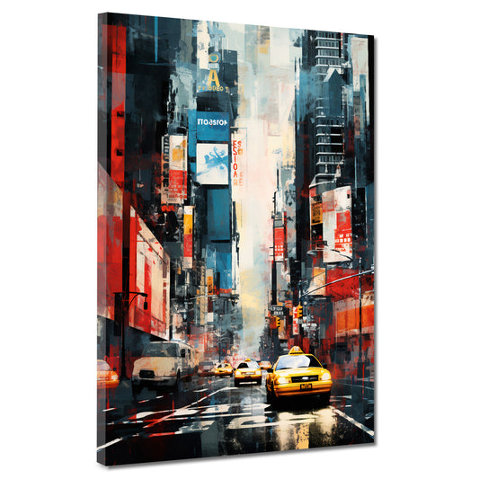 Wandbild New York City abstrakte Kunst USA