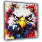 Wandbild Pop Art Adler kraftvoll bunt modern