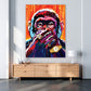 Wandbild Pop Art Affe sagt nichts, Colour