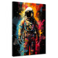 Wandbild Pop Art Astronaut mit Anzug