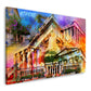Pop Art Athen Griechenland Antike Tempel bunt modern Wandbild