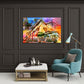 Pop Art Athen Griechenland Antike Tempel bunt modern Wandbild