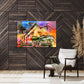 Pop Art Athen Griechenland Antike Tempel bunt modern Wandbild