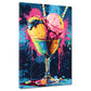 Wandbild Pop Art Eisbecher bunt knallig modern