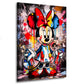 Wandbild Pop Art Graffiti Beautiful Minnie Style