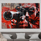 Wandbild Pop Art Gun Perfect Shot