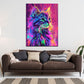 Wandbild Pop Art Katze ausdrucksstark modern