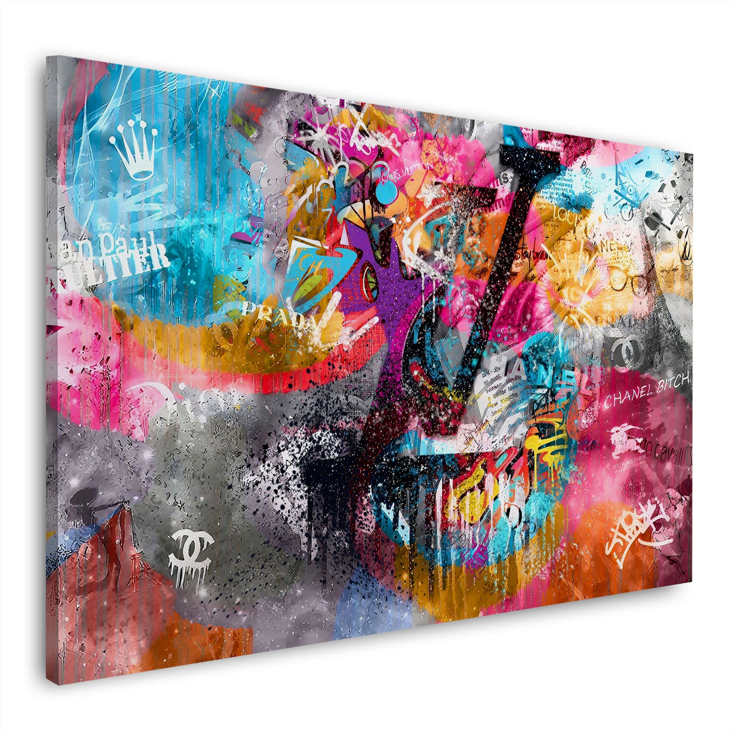 Wandbild Pop Art Luxus abstrakt Lifestyle Design