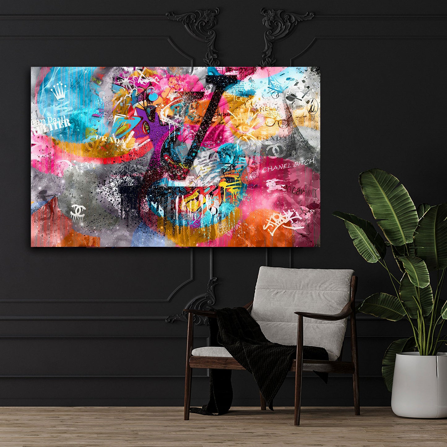 Wandbild Pop Art Luxus abstrakt Lifestyle Design