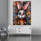 Hase Pop Art Style Comic Wandbild