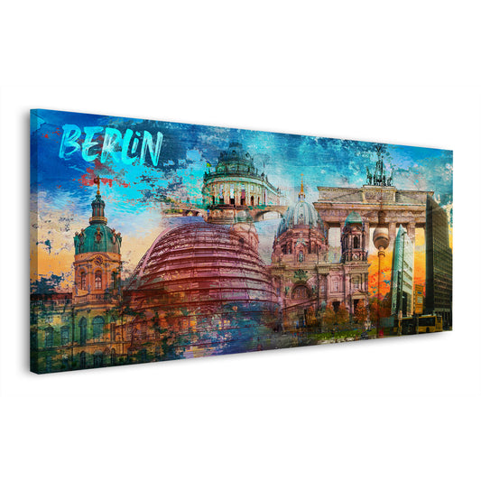 Deutschland Berlin Pop Art Architektur modern Wandbild