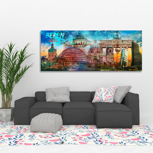 Deutschland Berlin Pop Art Architektur modern Wandbild