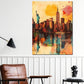 Wandbild Städte New York Pop Art Skyline Freiheitsstatue modern