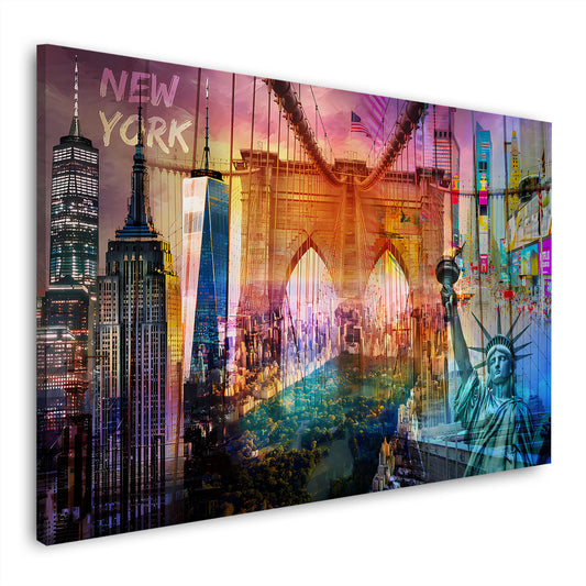 USA New York Skyline Central Park modern Wandbild