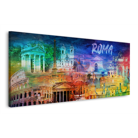 Italien Rom Architektur Kolosseum Petersdom Pantheon Wandbild