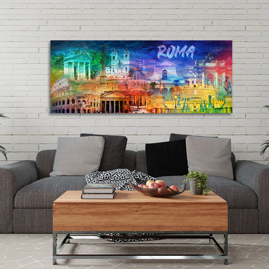 Italien Rom Architektur Kolosseum Petersdom Pantheon Wandbild