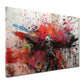 Wandbild Street Art Splatter abstrakt