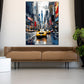 Wandbild Taxi in New York City Stadt USA