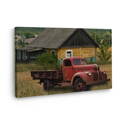 Wandbild Truck Oldtimer Pickup