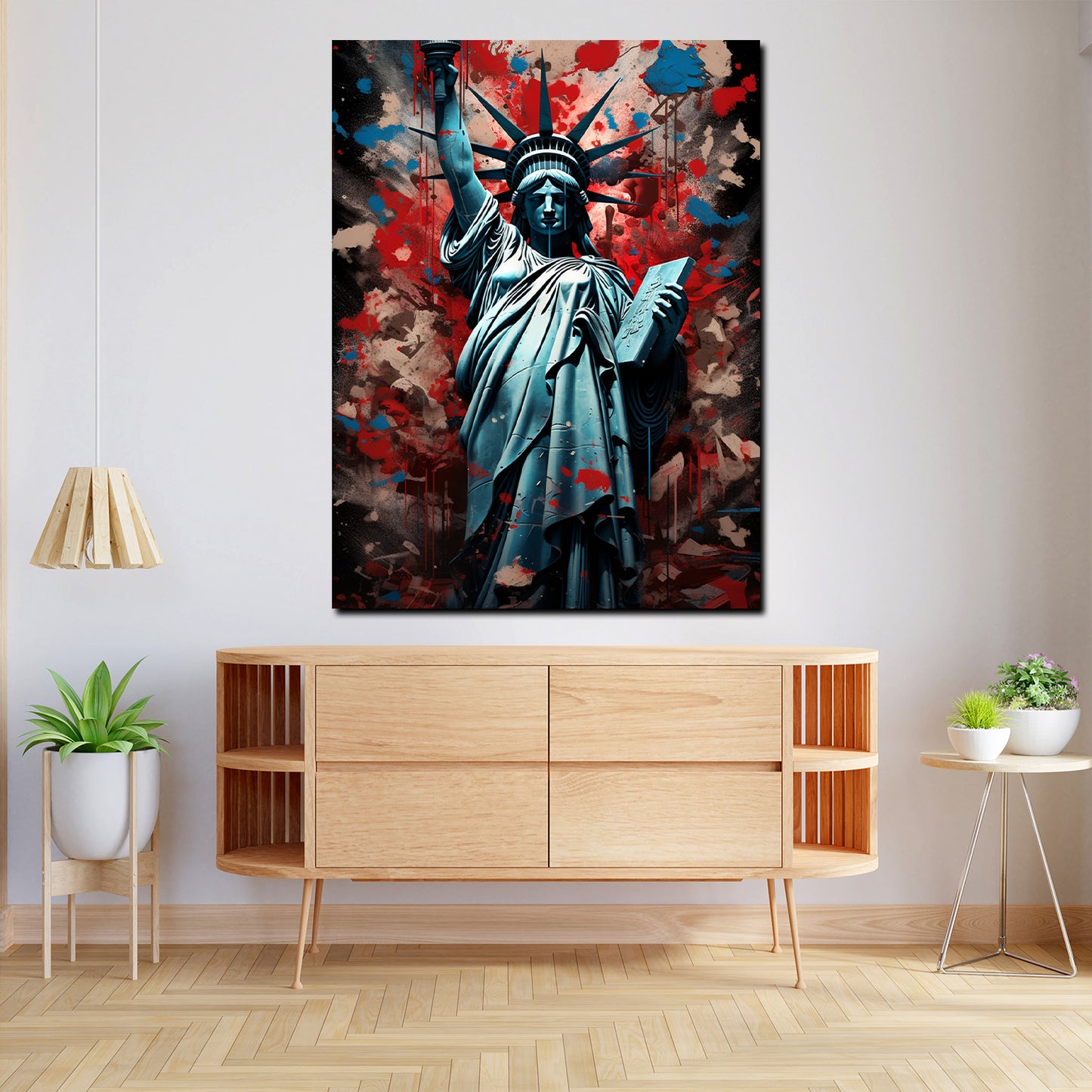 Wandbild USA New York Freiheitsstatue Pop Art