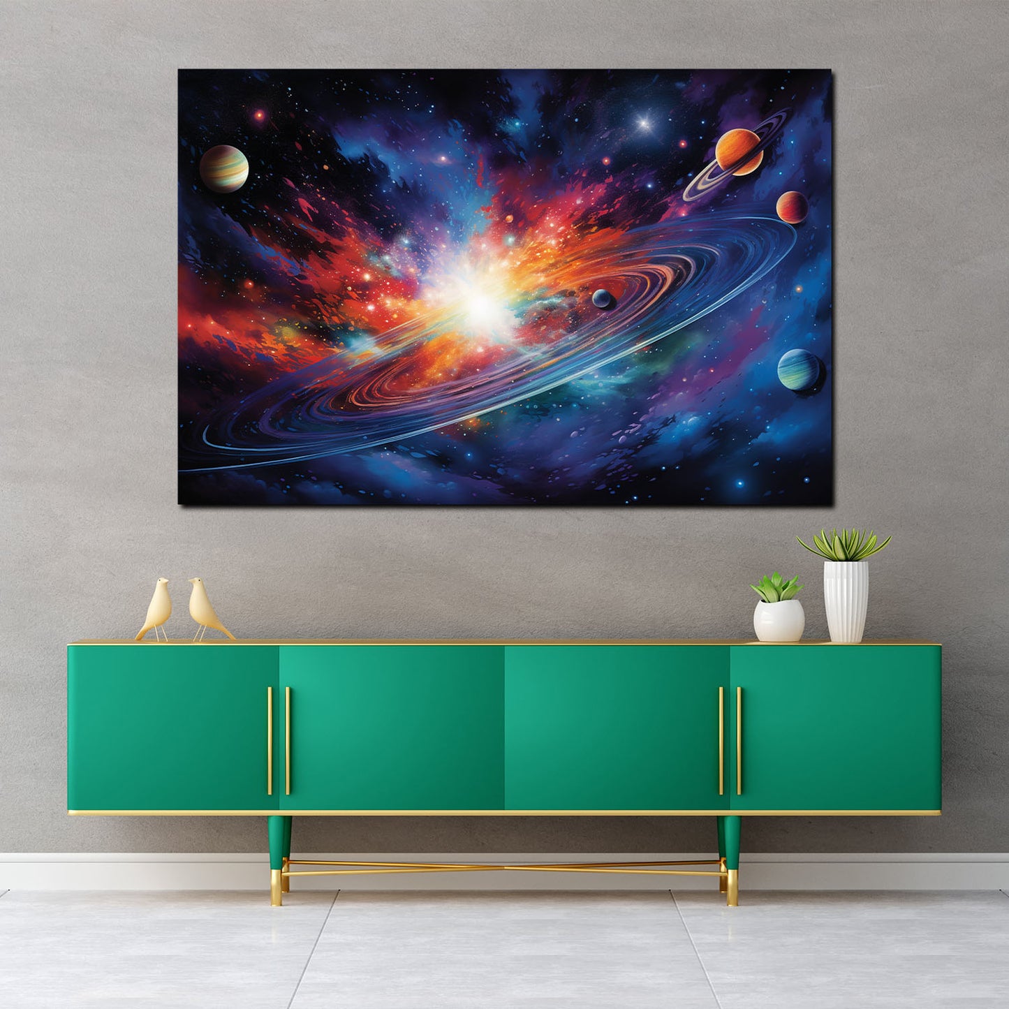 Wandbild Universum, Weltraum