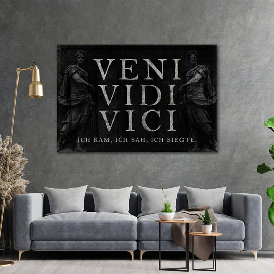 Wandbild Veni Vidi Vici