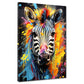 Wandbild Zebra abstrakt Pop Art