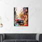 Wandbild abstrakt City Auto Oldtimer