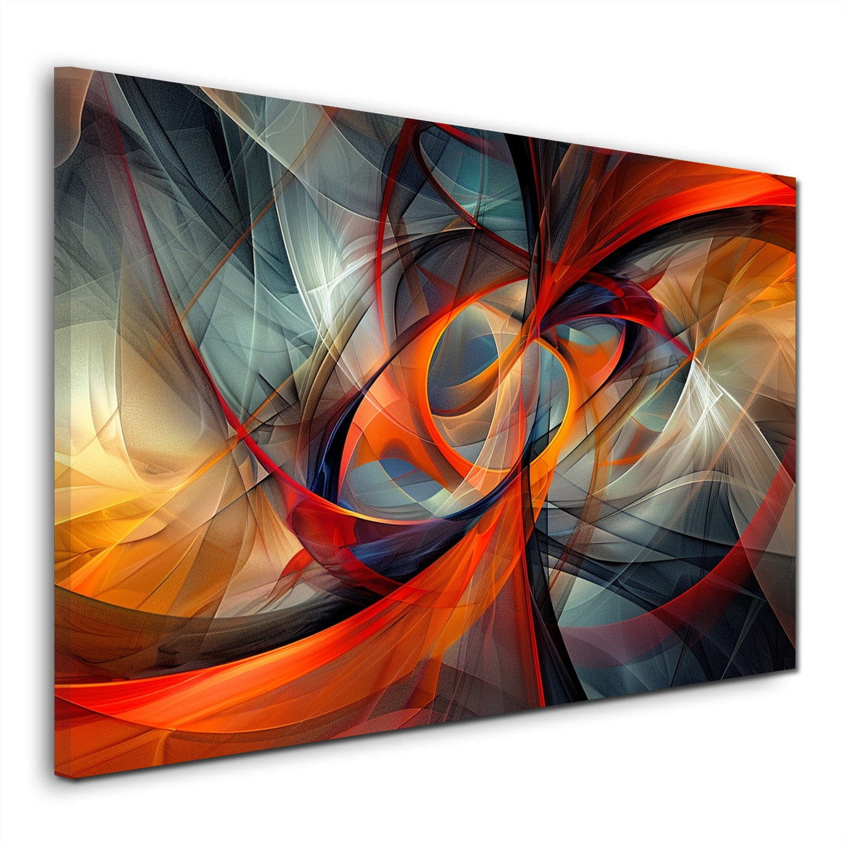 Formen in dynamischen Farben – Wandbild