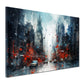 Wandbild abstrakt New York USA Splash Dark Style