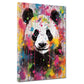 Wandbild abstrakt Panda Pop Art Colour