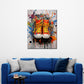 Wandbild abstrakt Schuhe Splash Street Art