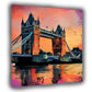 Wandbild abstrakt Tower Bridge London Skyline Pop Art modern