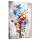 Bunte Blumen abstrakt – Wandbild