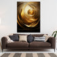 Wandbild abstrakte Kunst Gold