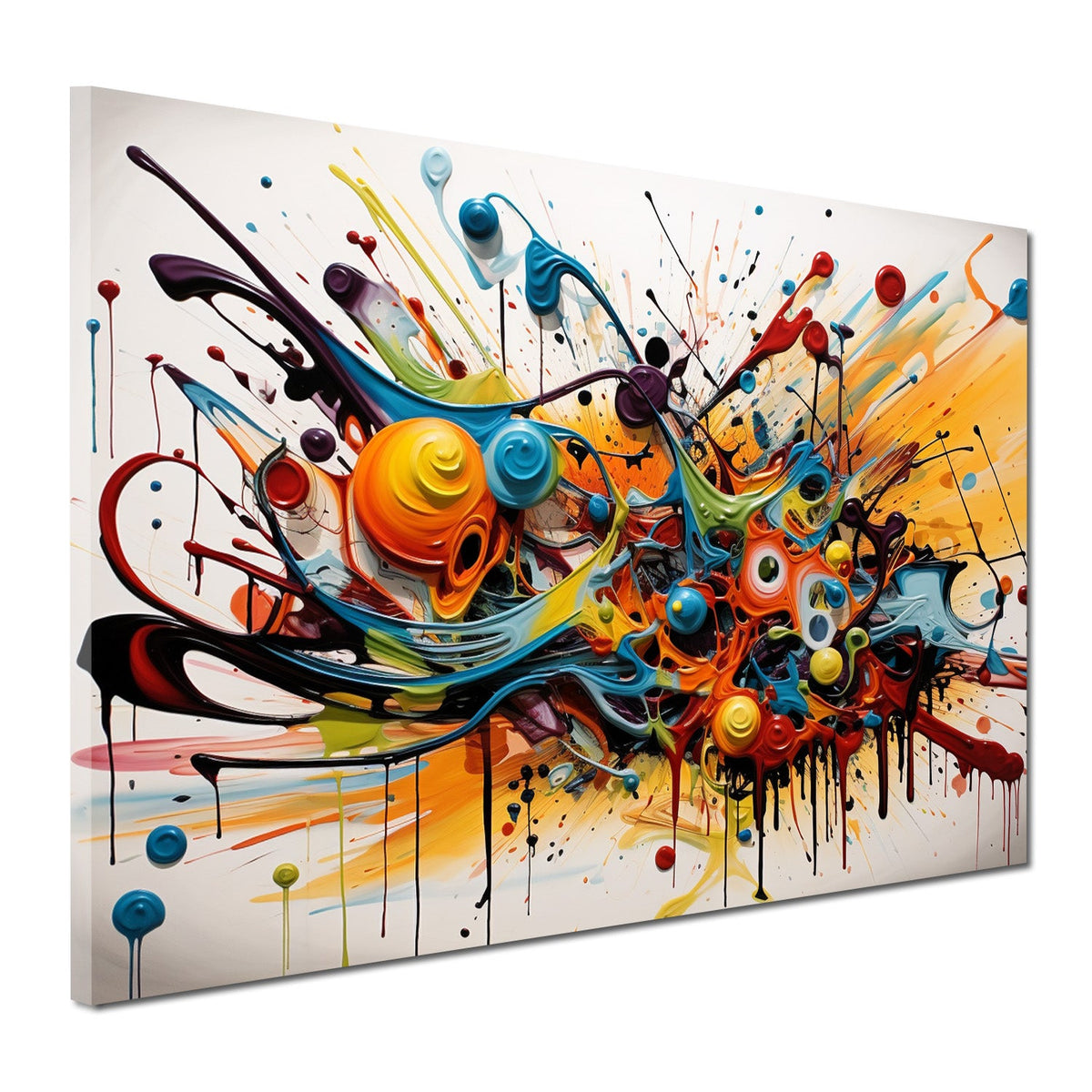 Farben und Linien – Wandbild