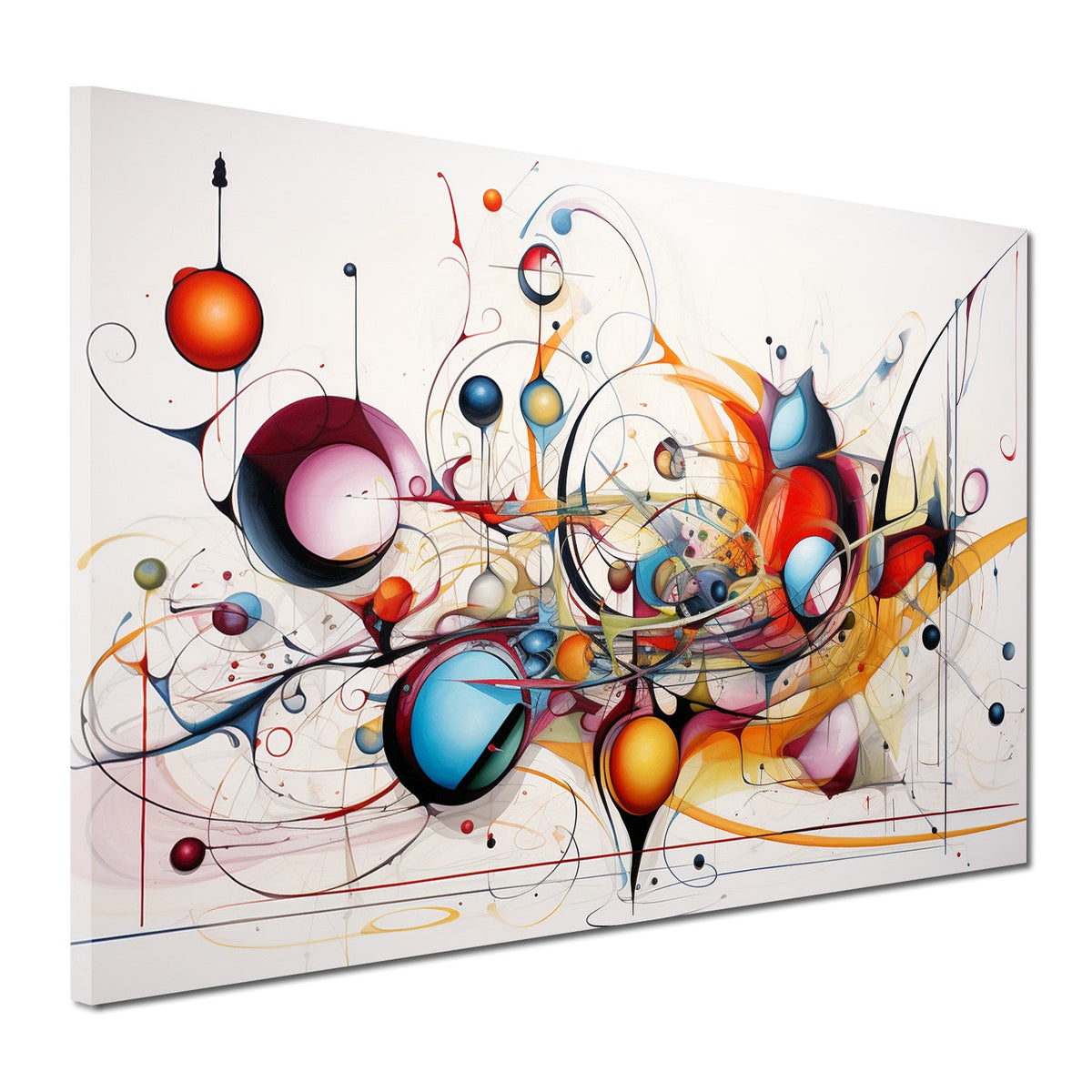 Abstrakte Linien – Wandbild