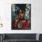 Wandbild coole afrikanische Frau modern kraftvoll