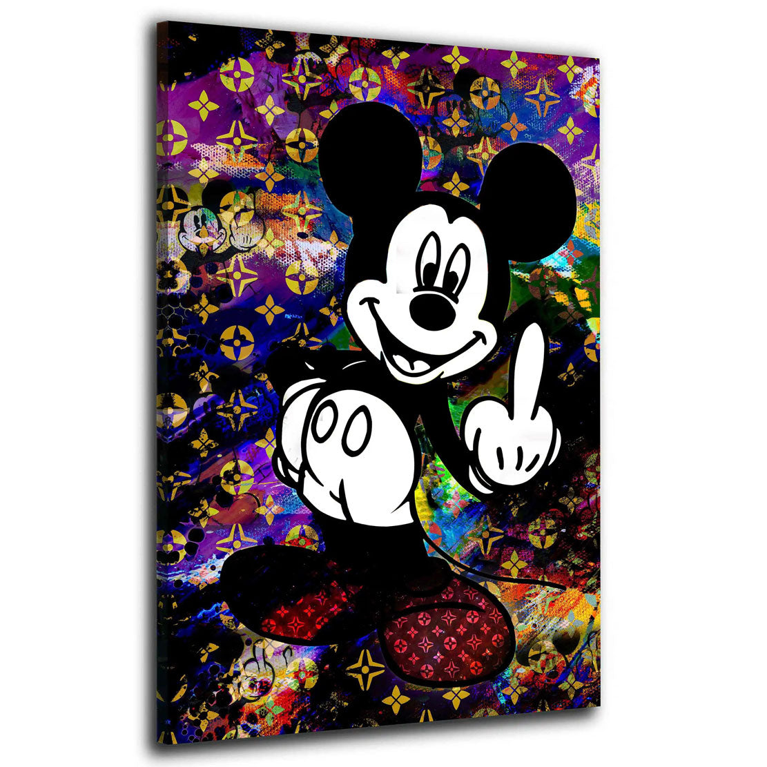 Pop Art Luxury Maus – Wandbild