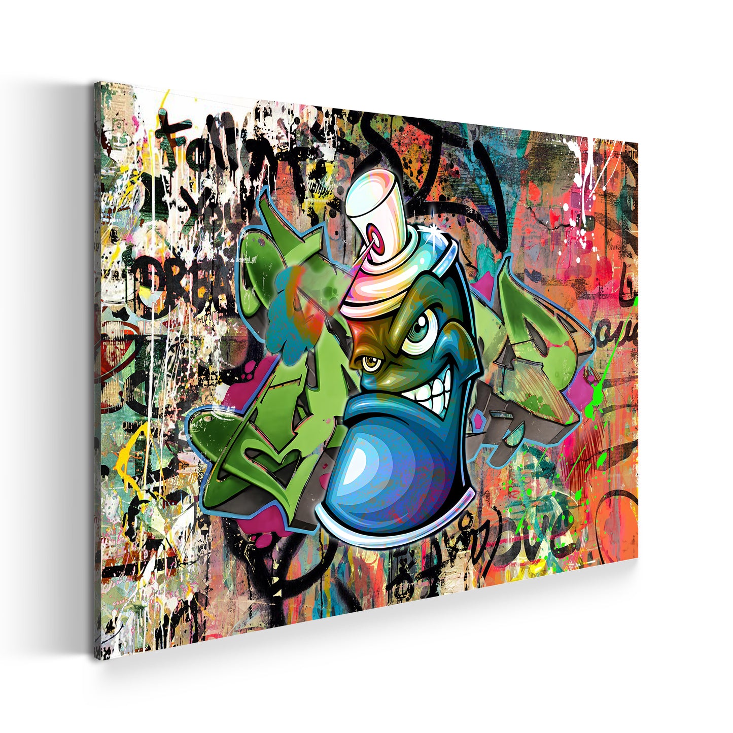 Wandbild coole Graffiti Spraydose Graffiti Style